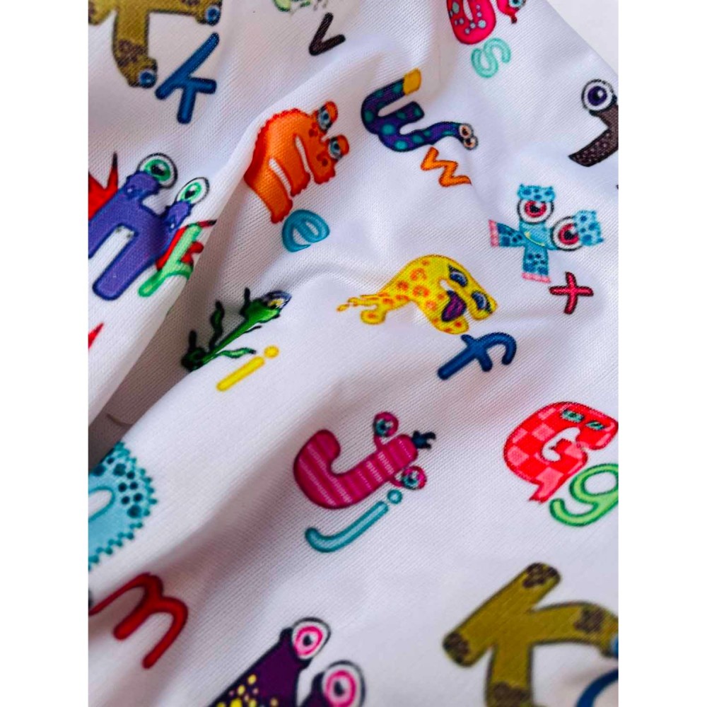 Cloth diaper - Alphabet Print