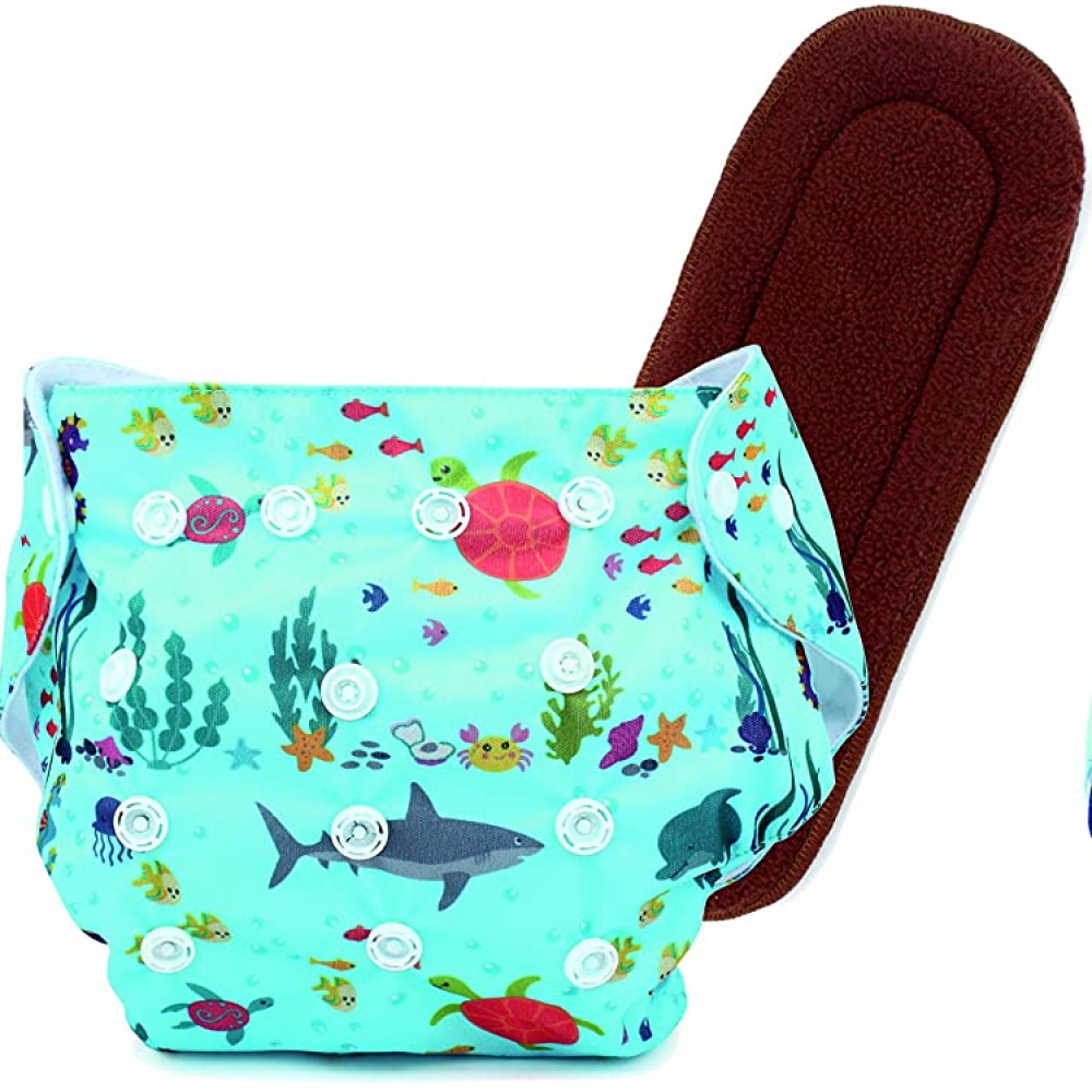 Cloth diaper - Sea Animal Print