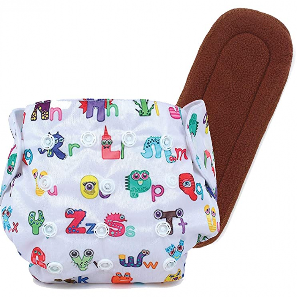 Cloth diaper - Alphabet Print