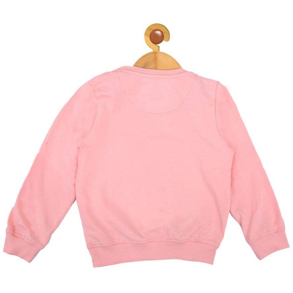 Snow White Cinderella print Beautiful Peach Sweatshirt