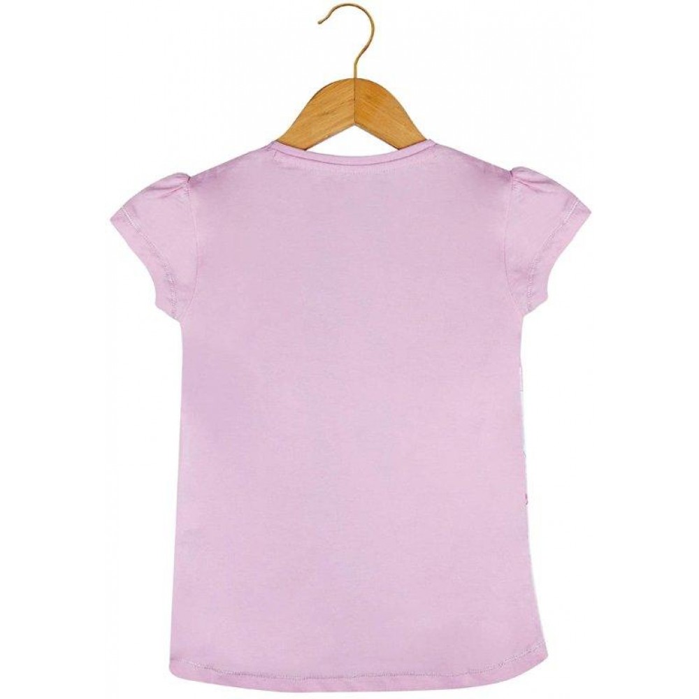 Elsa Print Purple Top
