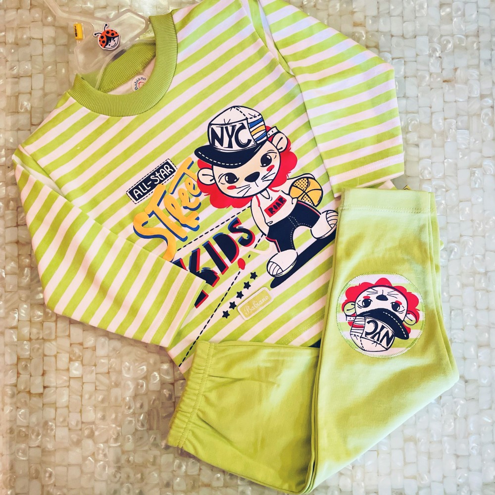 NYC striped nightsuit