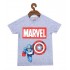 MARVEL PRINT ROUND NECK  T-SHIRT