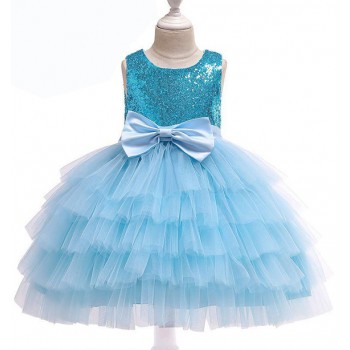Shimmer n shine sequin party frock - Blue