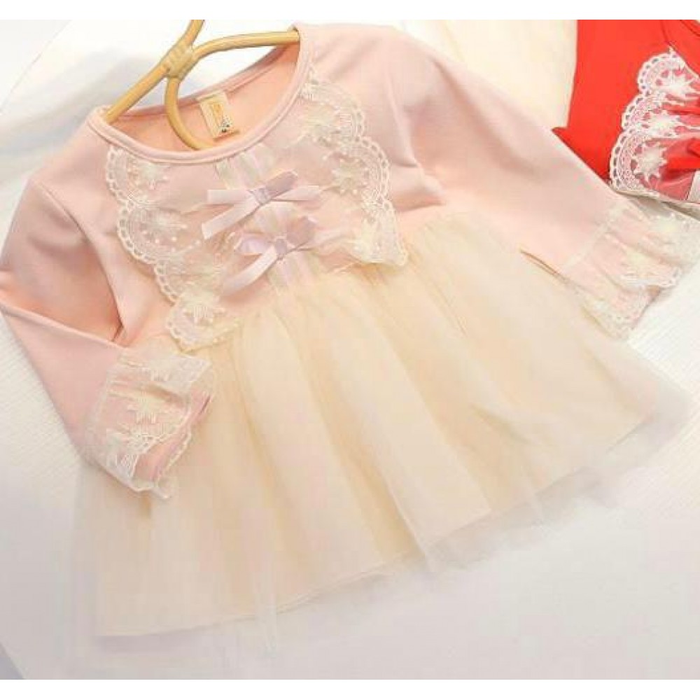 Baby pink frock