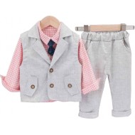 Checks Waistcoat  Set 