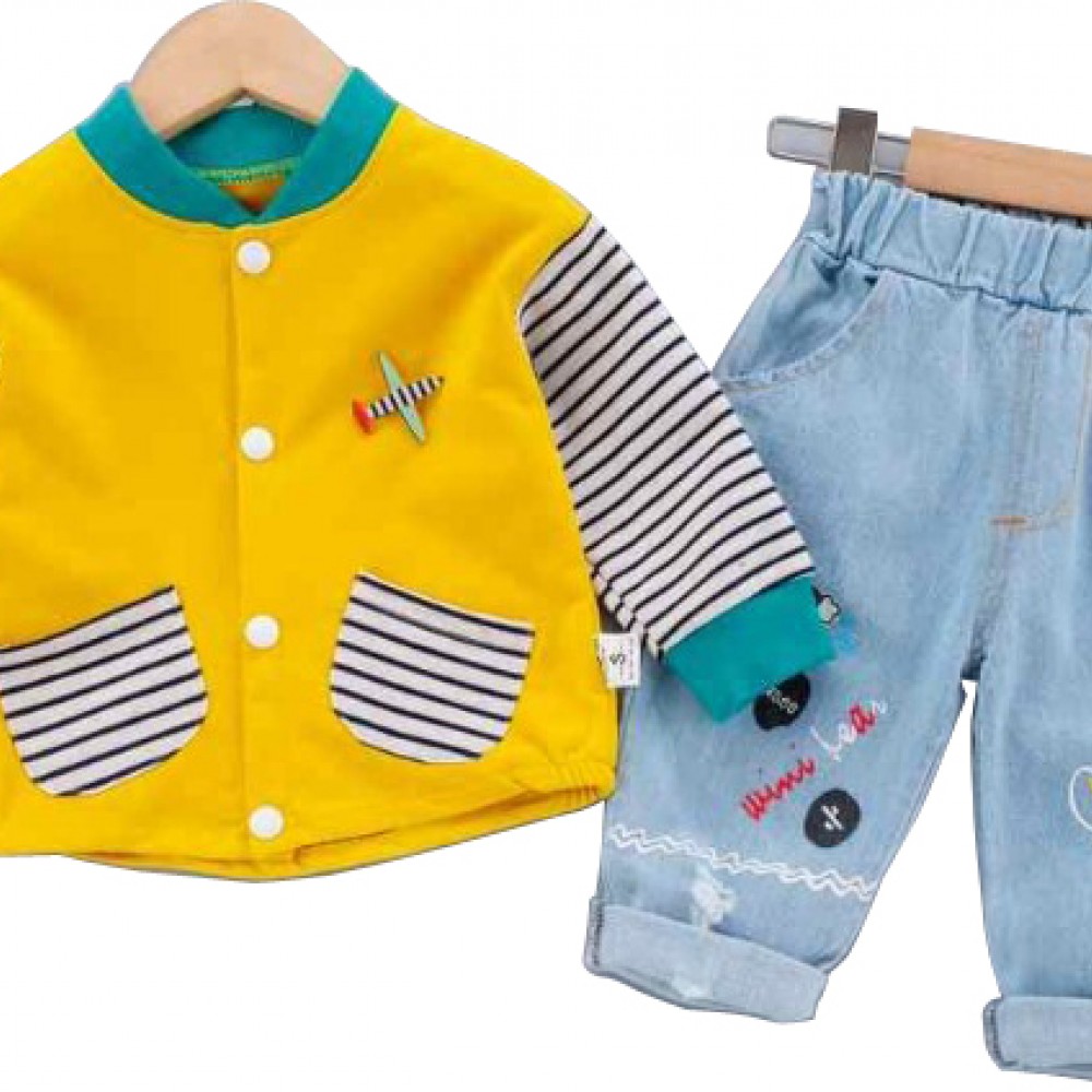 Dino Sweatshirt and Jeans set