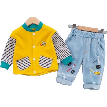 Dino Sweatshirt and Jeans set