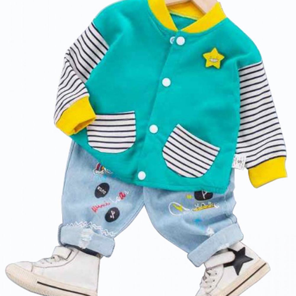Dino Sweatshirt and Jeans set