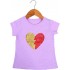 Heart Sequin Purple top/ t-shirt