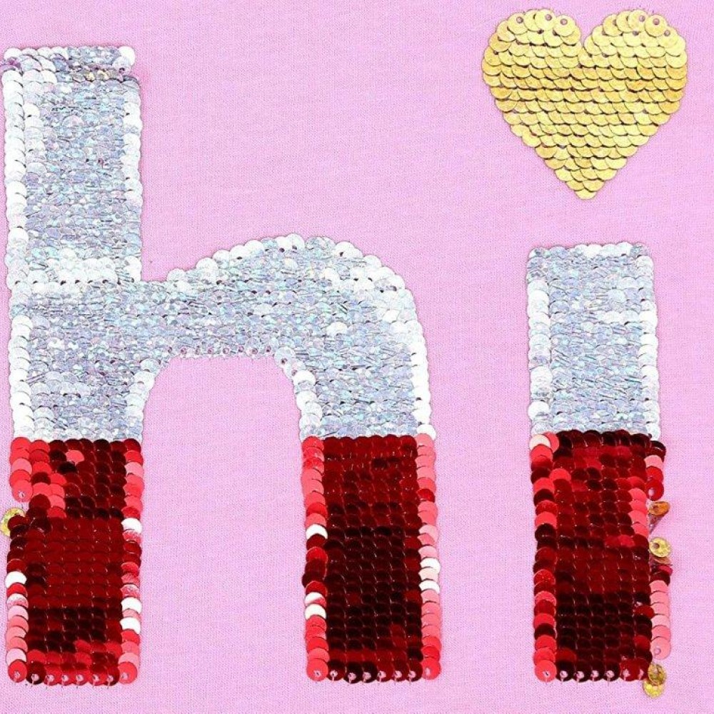 HI Pink Sequin Top/ t-shirt