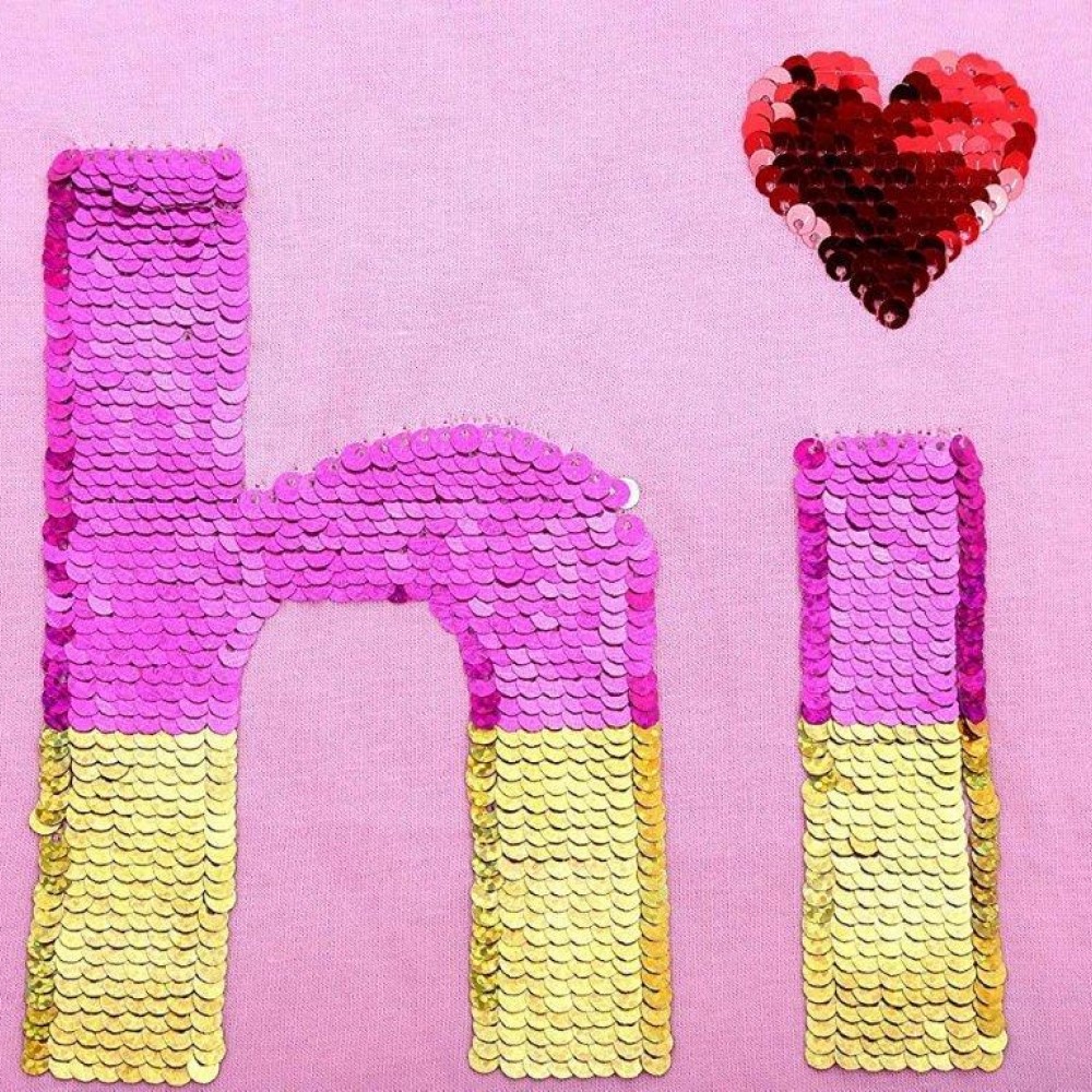 HI Pink Sequin Top/ t-shirt