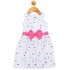 WHITE BOW STAR FROCK