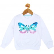  Reverse Sequin Butterfly Sweatshirt 