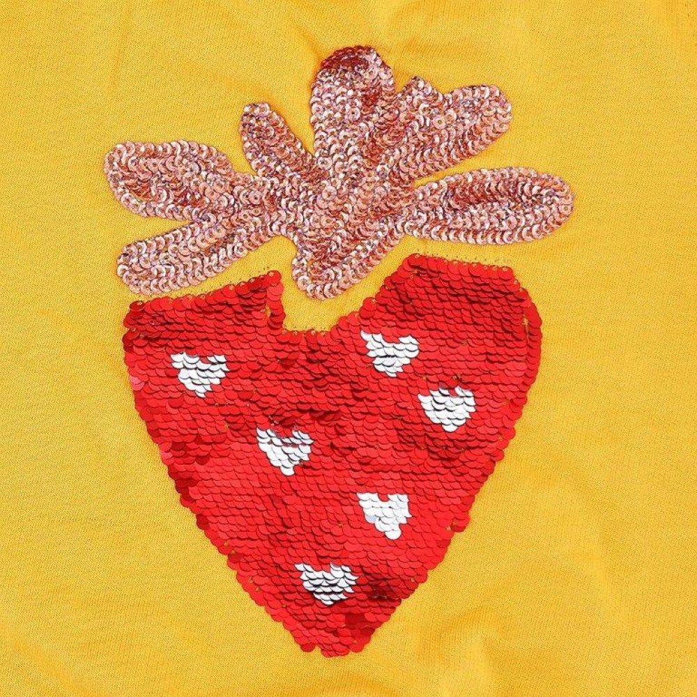 Reverse Sequin Strawberry Sweatshirt