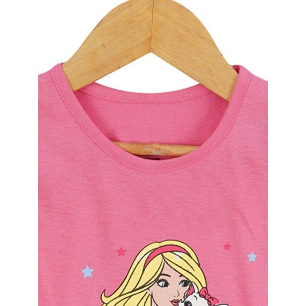  Cotton Fuscia Pink Frock