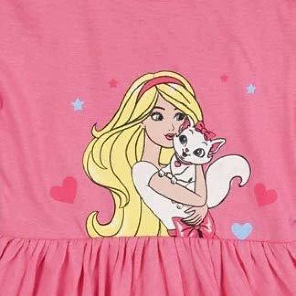  Cotton Fuscia Pink Frock