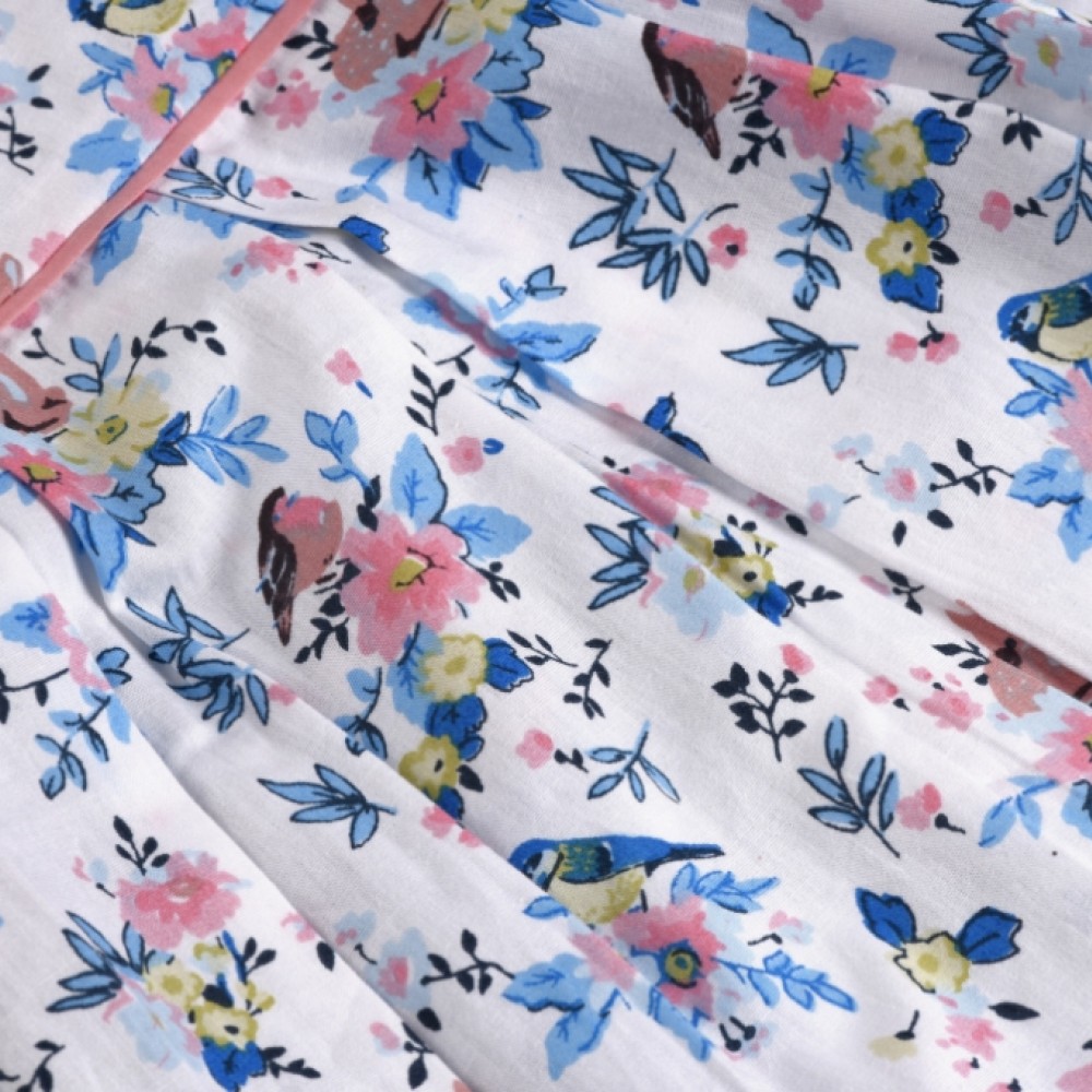 FLOWER PRINT FIT AND FLARE FROCK