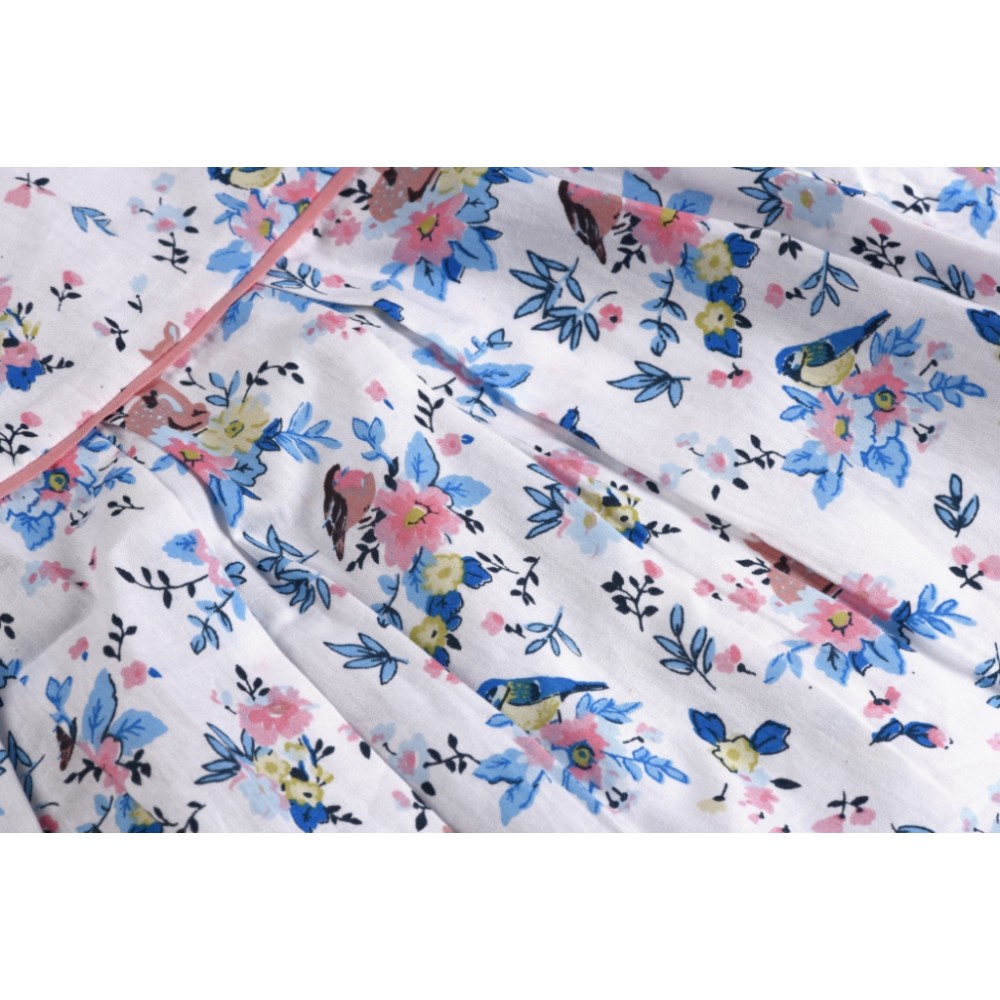 FLOWER PRINT FIT AND FLARE FROCK