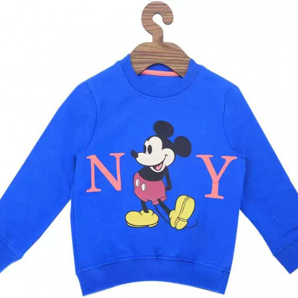 TOTS N TYKES ROUND NECK FULL SLEEVE MICKEY MOUSE SWEATSHIRT