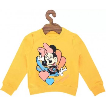 TOTS N TYKES ROUND NECK FULL SLEEVE MINNIE MOUSE SWEATSHIRT