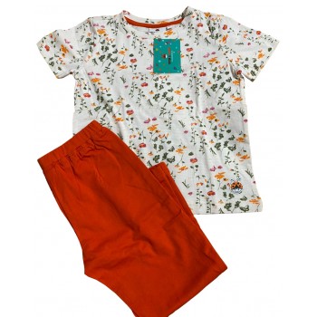 Flower Print Top and Bottom Set
