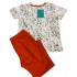 Flower Print Top and Bottom Set