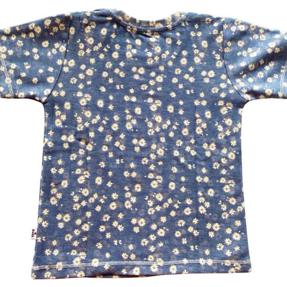 Denim Print Half Sleeve Tshirt