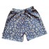 Denim Print Shorts