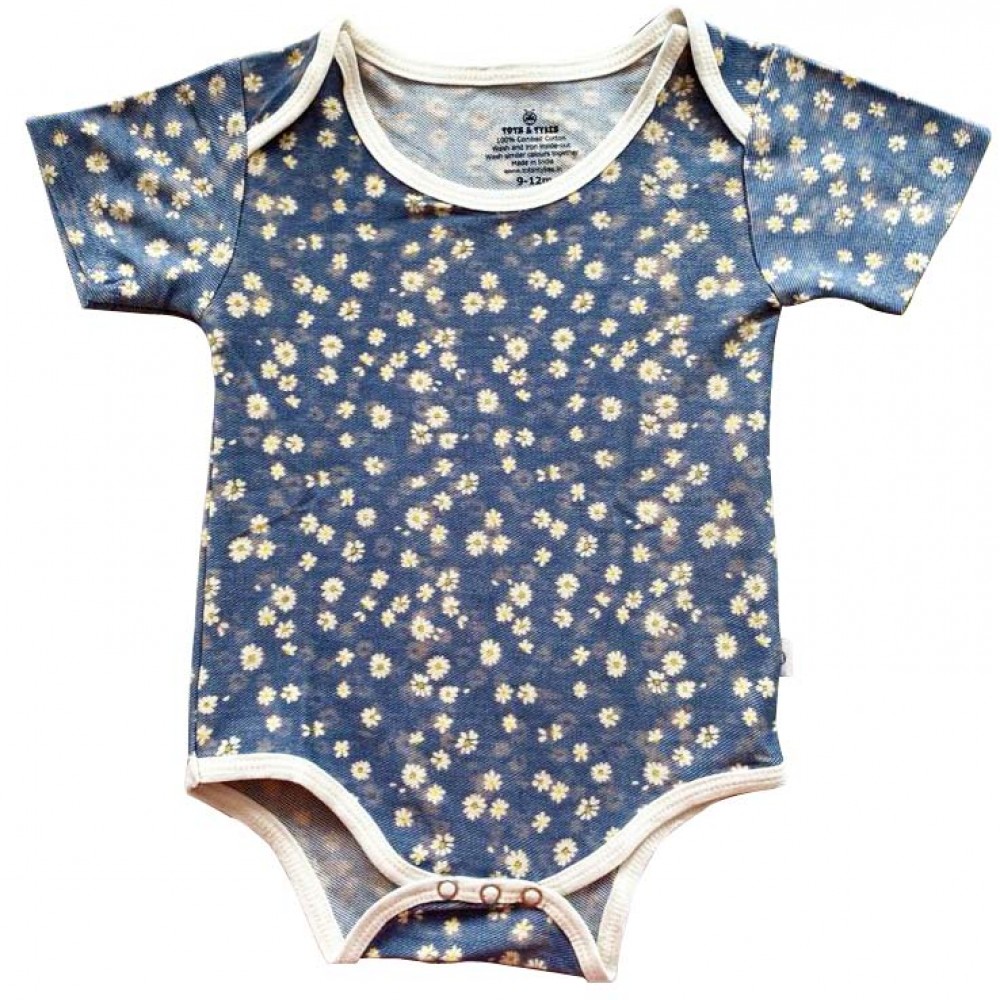 Denim Print Onesie for Kids