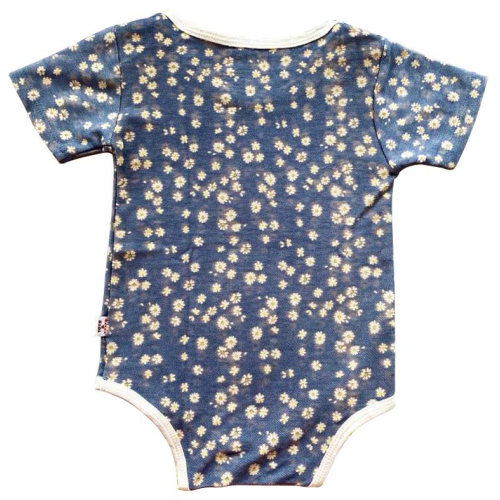 Denim Print Onesie for Kids