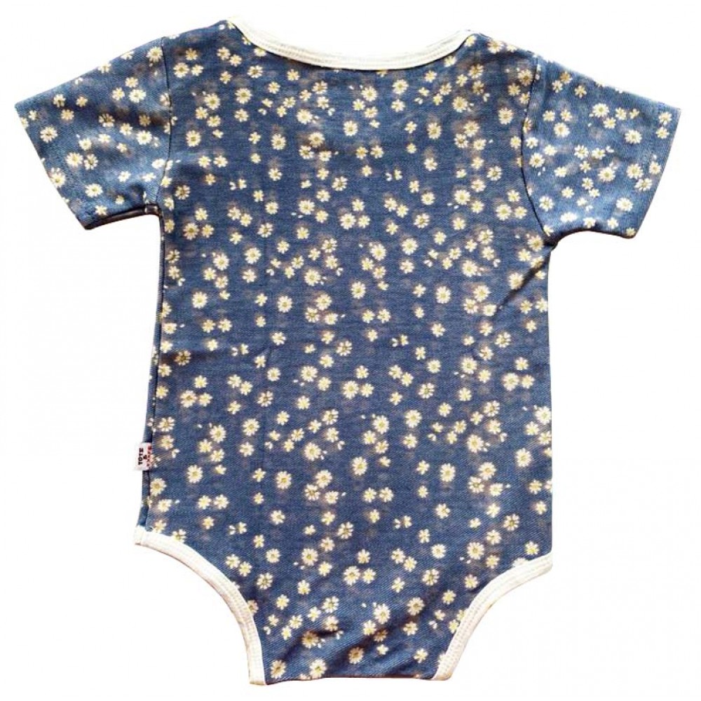 Denim Print Onesie for Kids