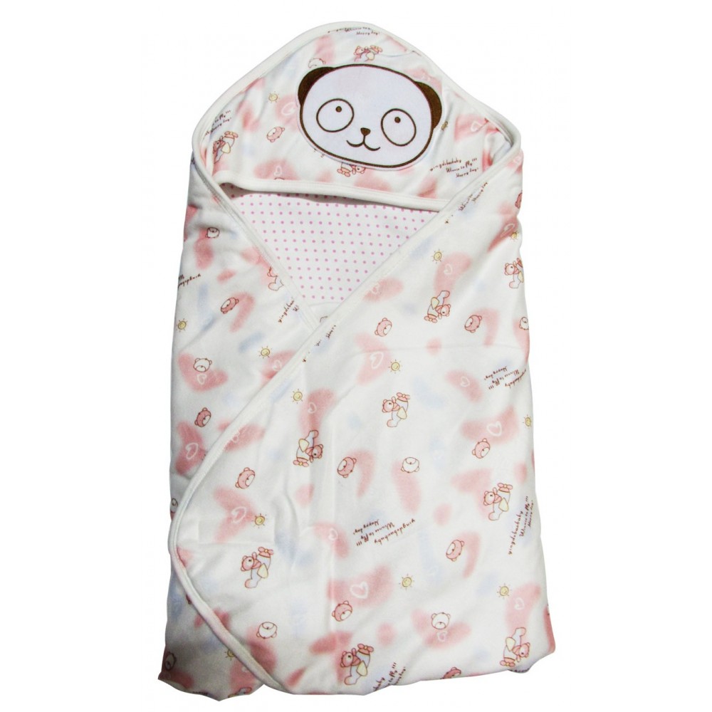 Dotted Quilt Wrapping Blanket for babies