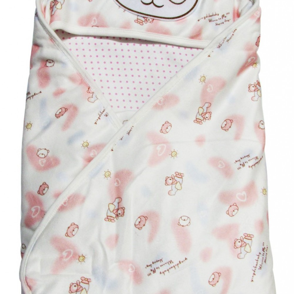 Dotted Quilt Wrapping Blanket for babies