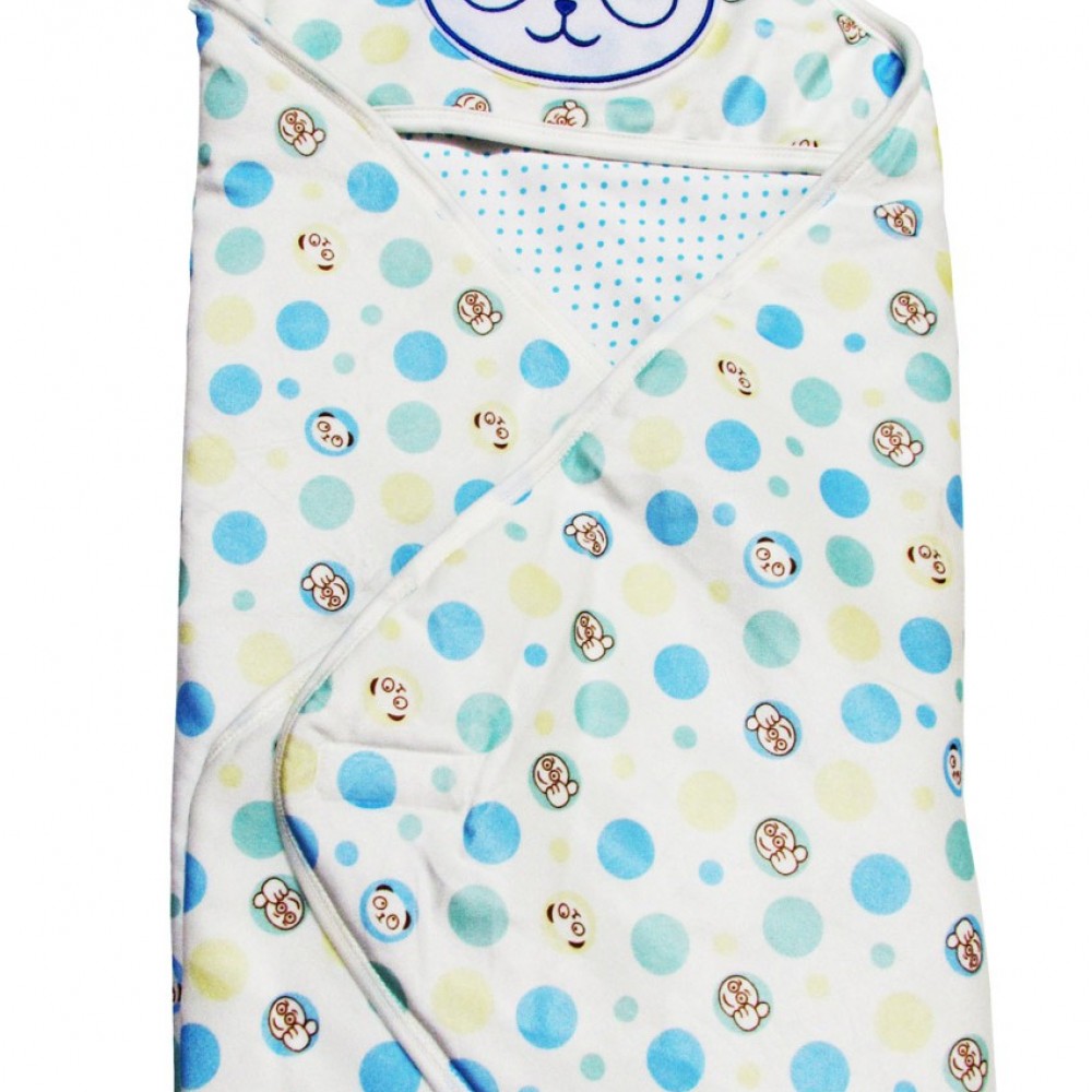 Dotted Quilt Wrapping Blanket for babies