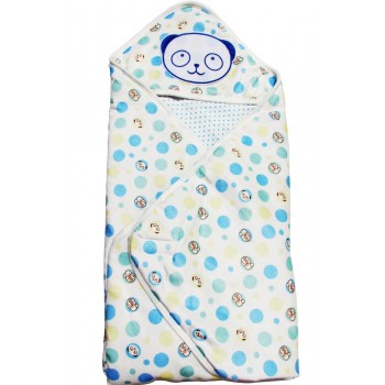 Dotted Quilt Wrapping Blanket for babies