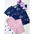Trees & Brids Print Top & Bottom Set for girls