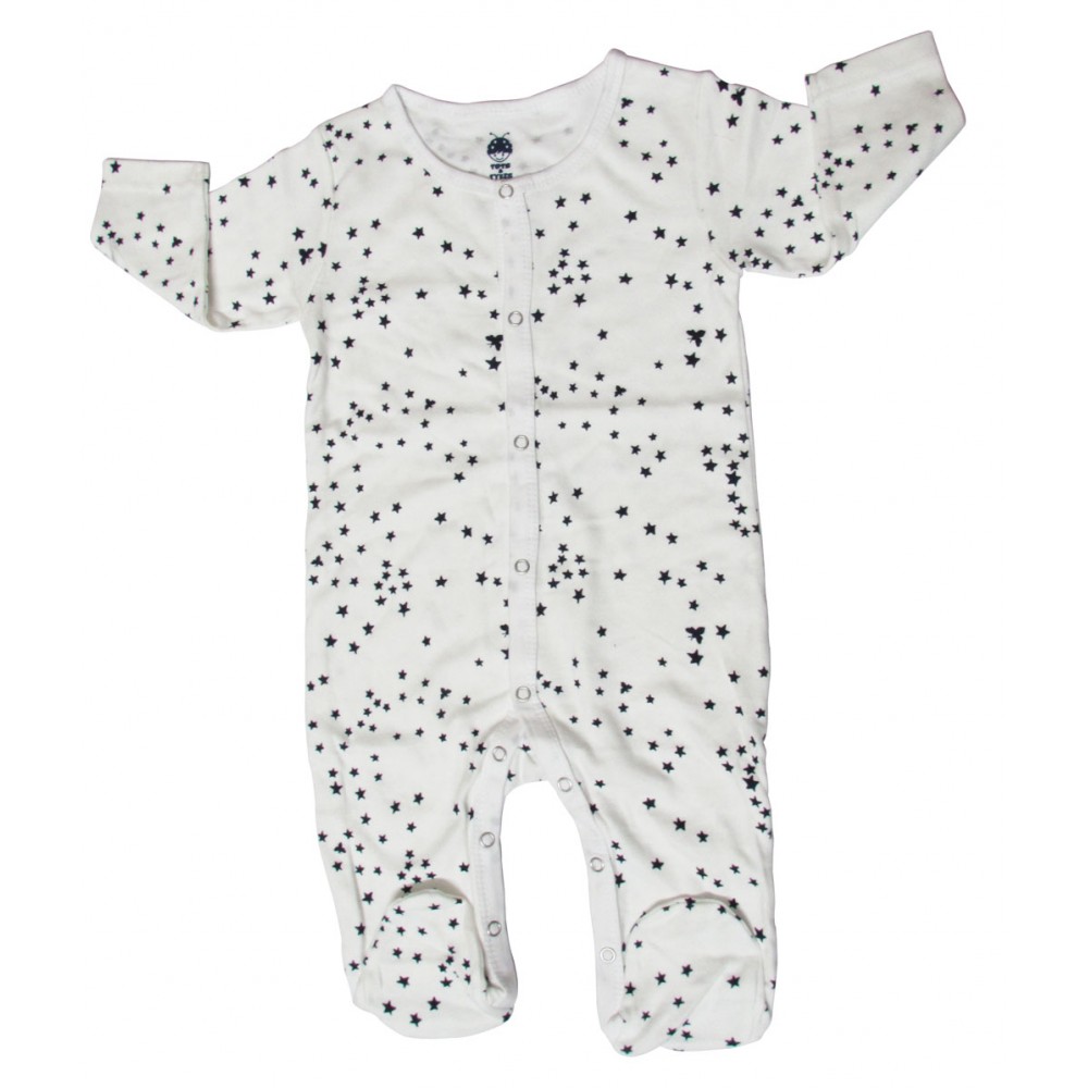 White Bodysuit for Kids - Star